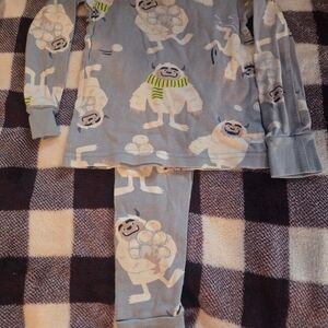 Carter's Gray Yeti Pajama Set